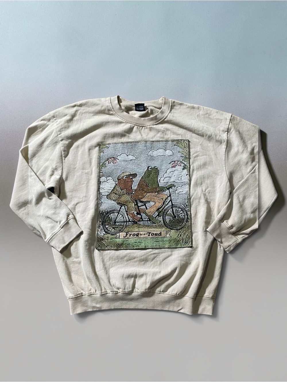 Frog and Toad Vtg Patch Sweatshirt | Cottagecore Aesthetic Crewneck XL 1972